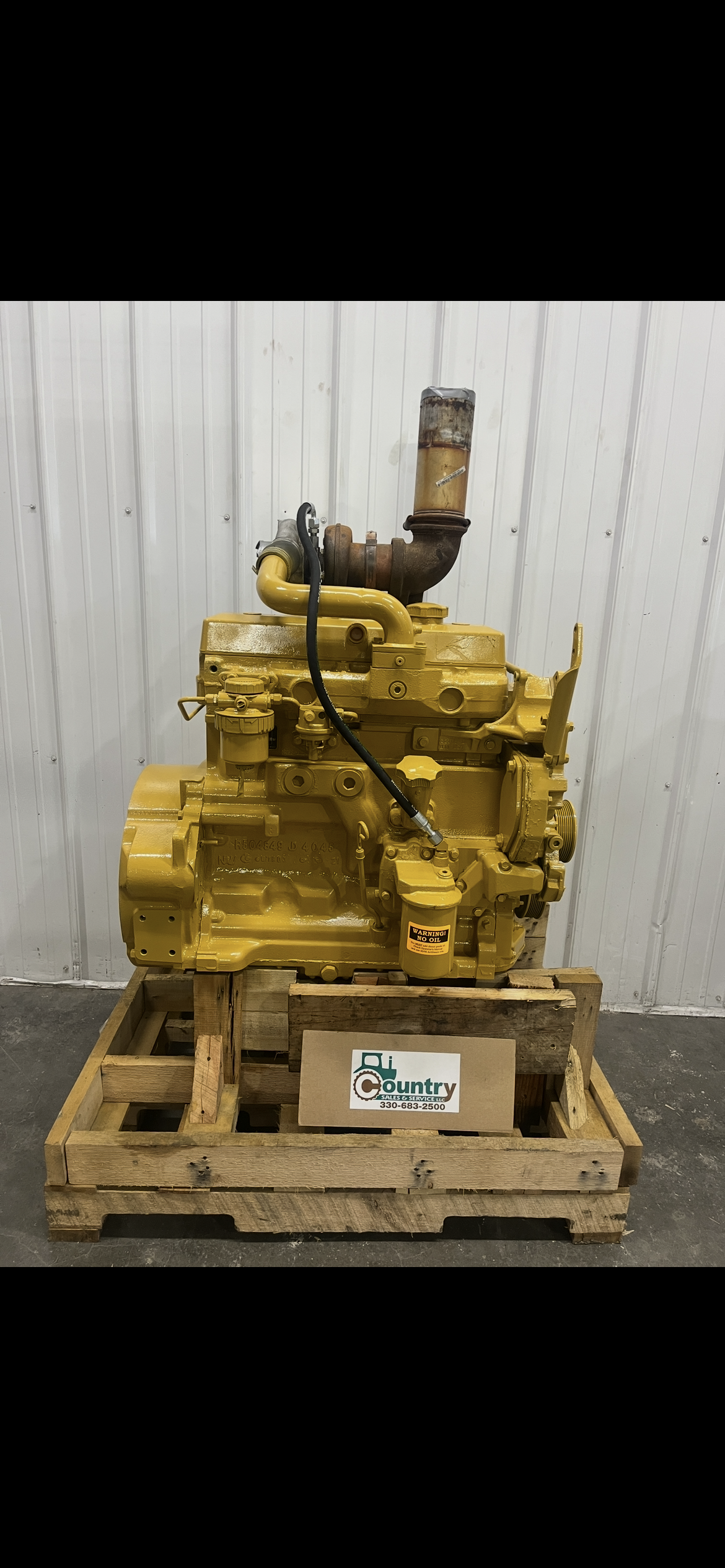 Remanufactured John Deere 4045TF Industrial Engine to Fit Many Applications