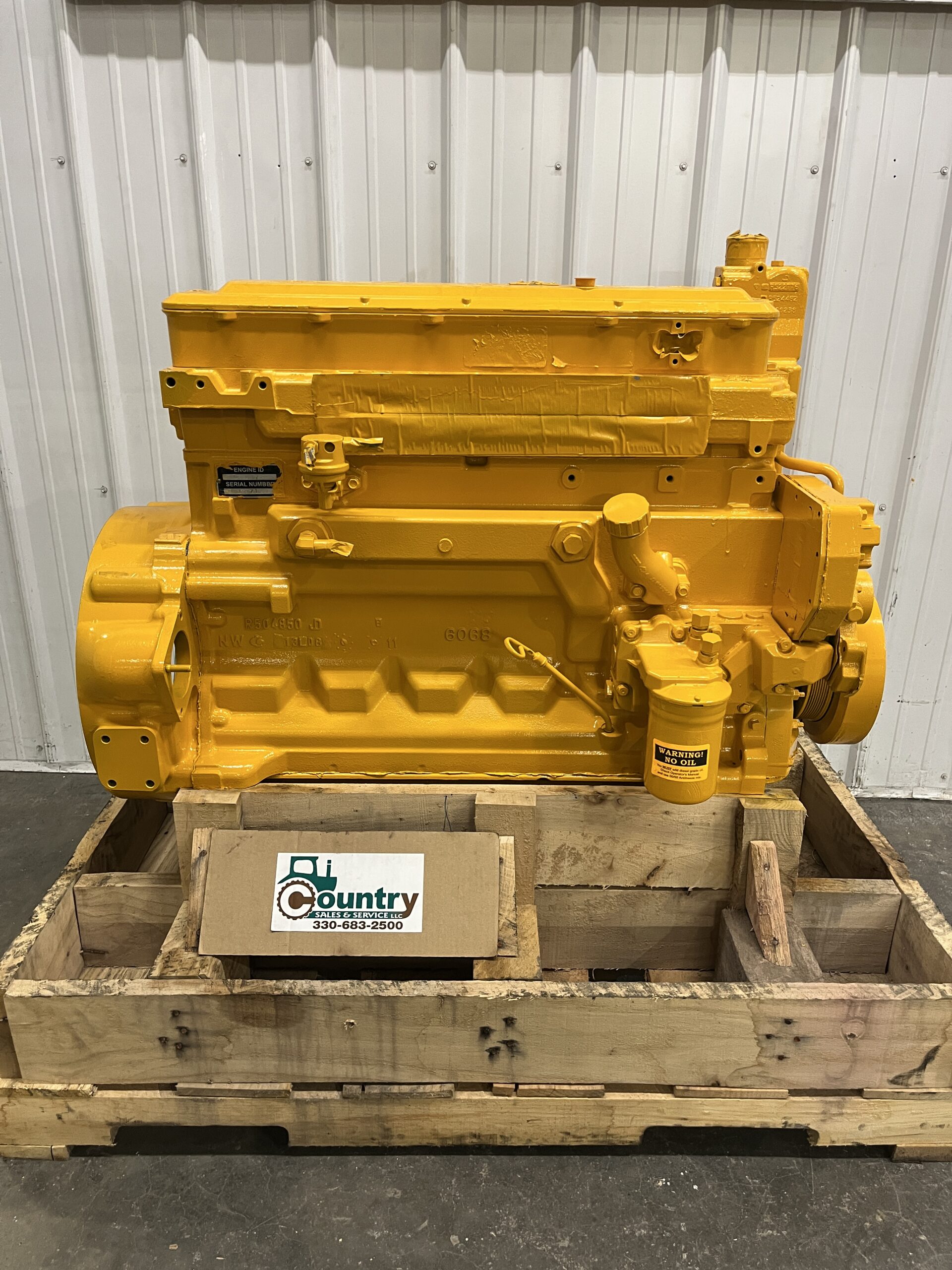 Remanufactured John Deere 6068HDW79 Long Block Engine CSE501793 to Fit 624K and 624P Wheel Loader
