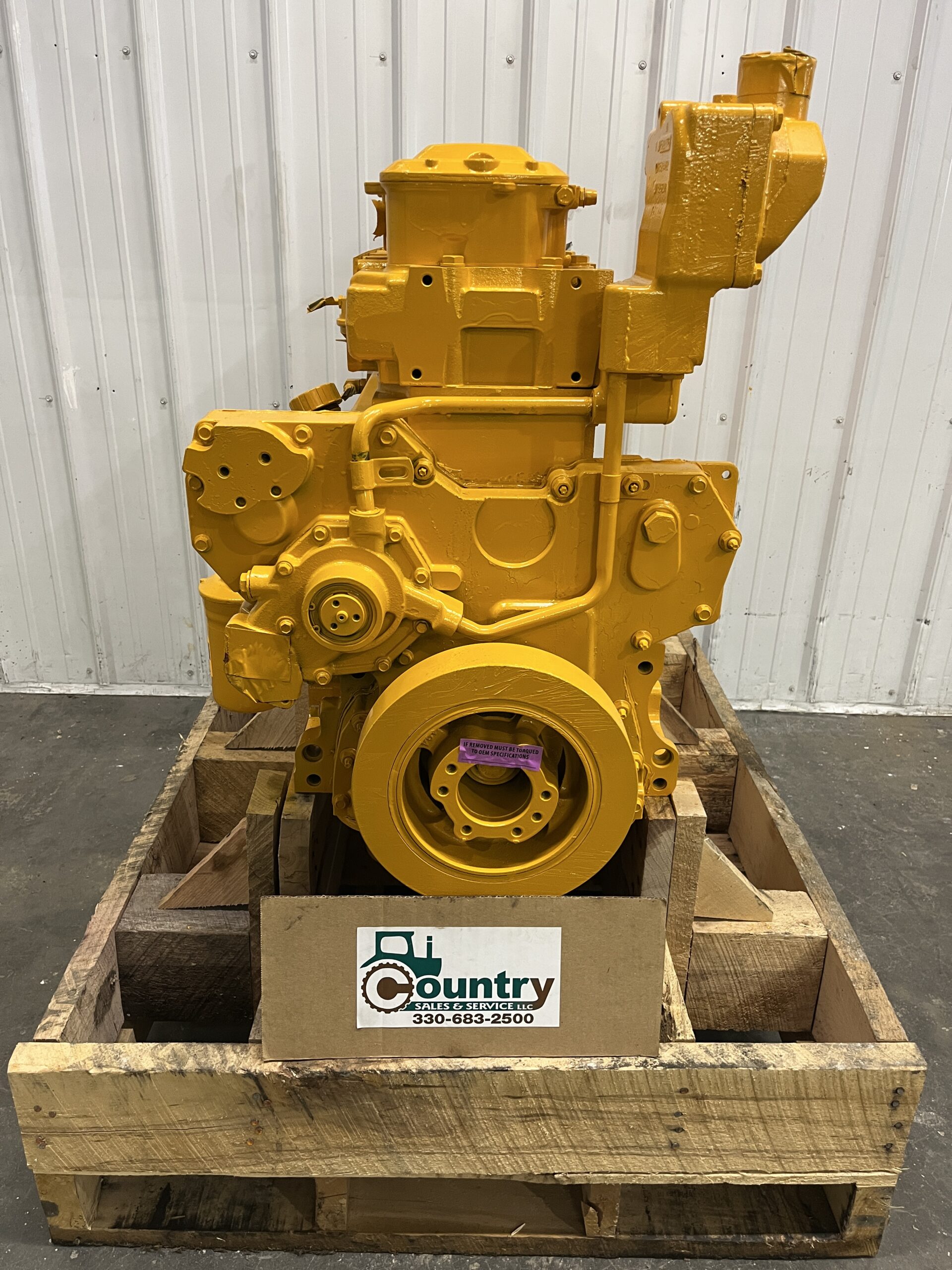Remanufactured John Deere 6068HDW79 Long Block Engine CSE501793 to Fit 624K and 624P Wheel Loader