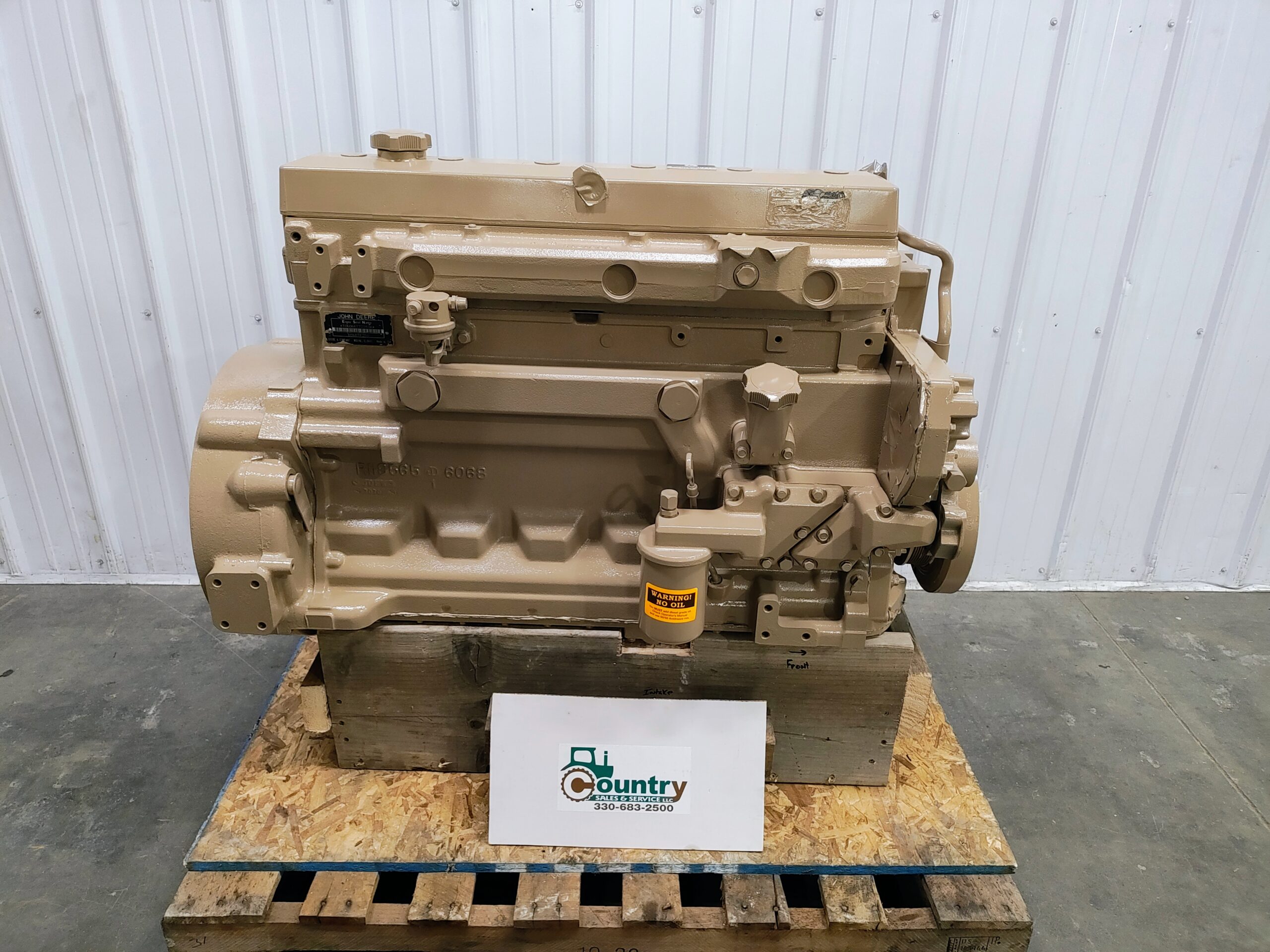 Remanufactured John Deere 6068TF150, 6068TF220, 6068TF250 and 6068TF275 Industrial Engine to Fit Many Applications