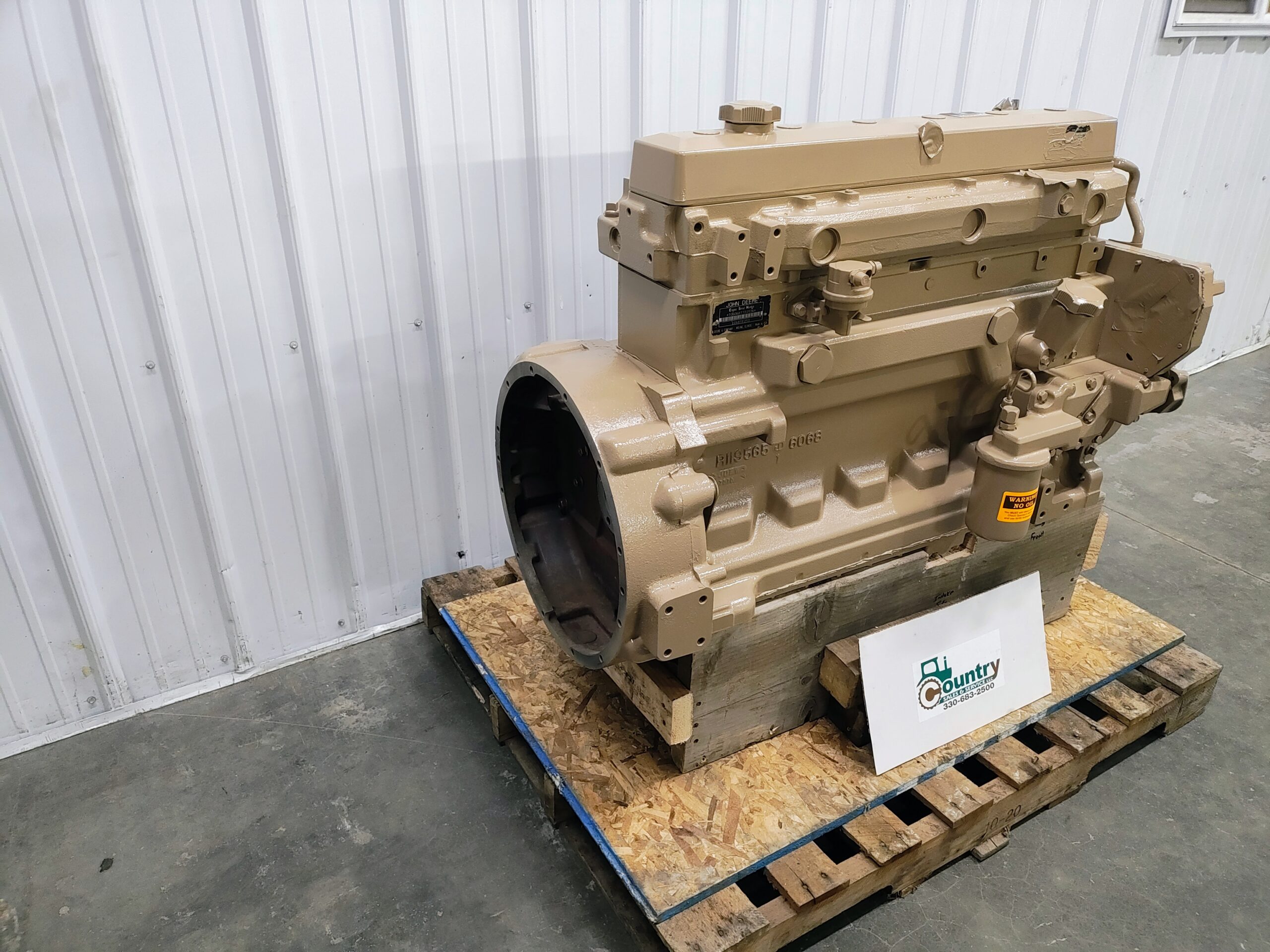 Remanufactured John Deere 6068TF150, 6068TF220, 6068TF250 and 6068TF275 Industrial Engine to Fit Many Applications