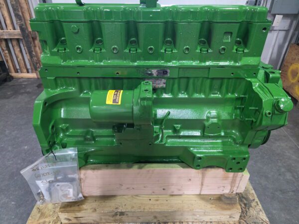 John Deere 6076TDW01 Diesel Engine Remanufactured Long Block to Fit 4955 4960 John Deere Tractor