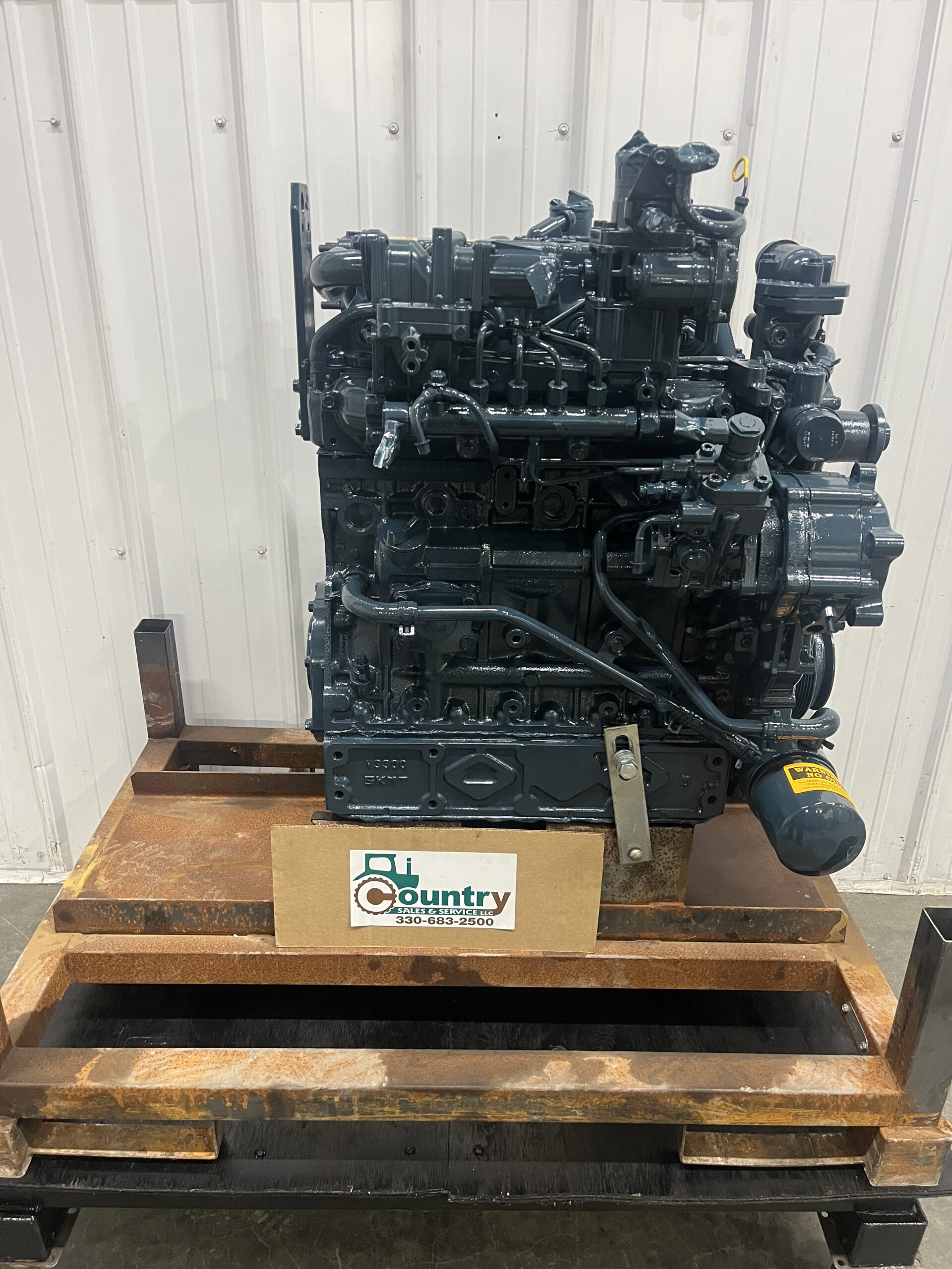 Kubota V3800TCR-LB.SVL97-2 Longblock (No fuel system) Reman Engine to Fit SVL97-2 Compact Track Skid Loader