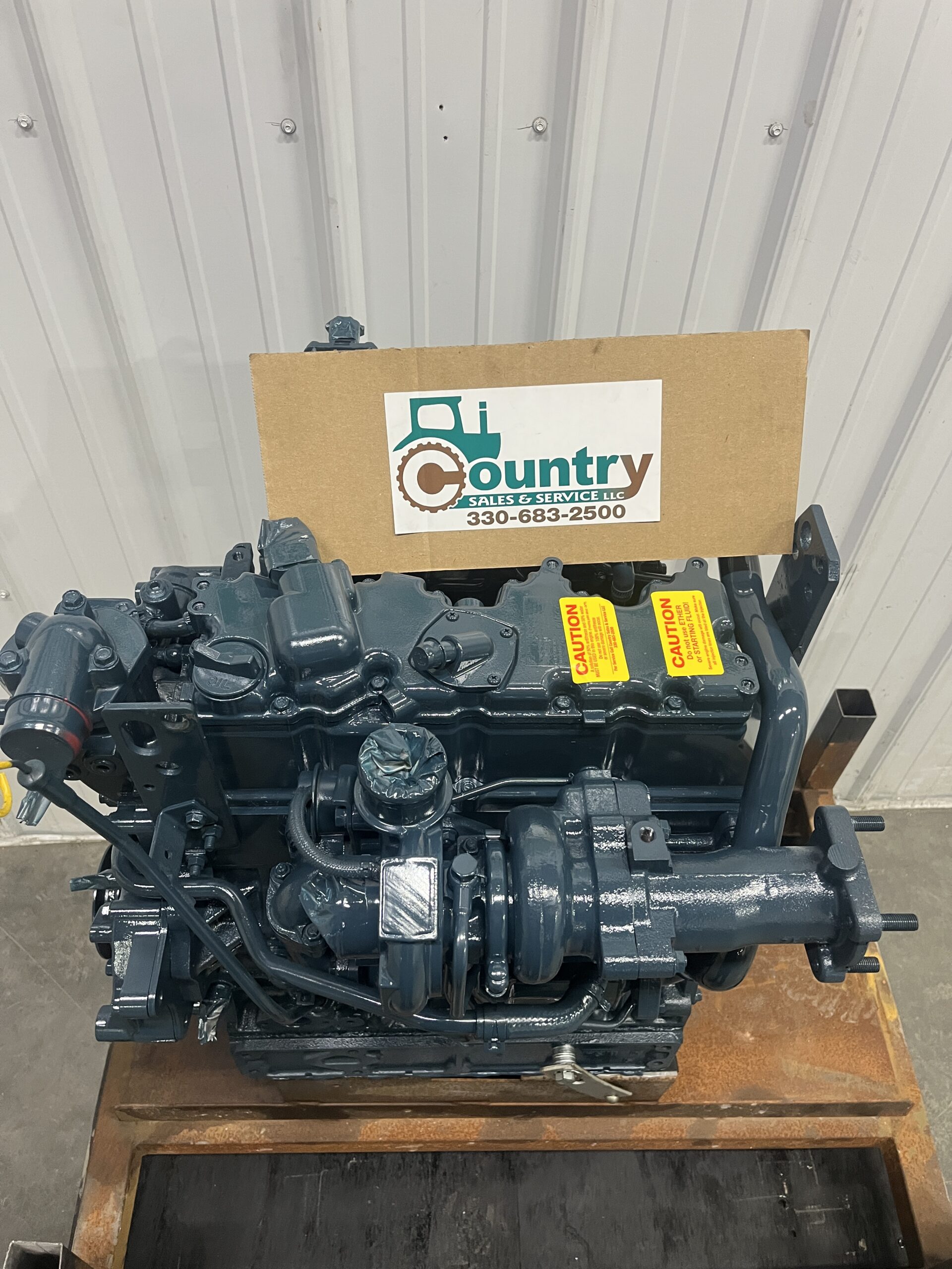 Kubota V3800TCR-LB.SVL97-2 Longblock (No fuel system) Reman Engine to Fit SVL97-2 Compact Track Skid Loader