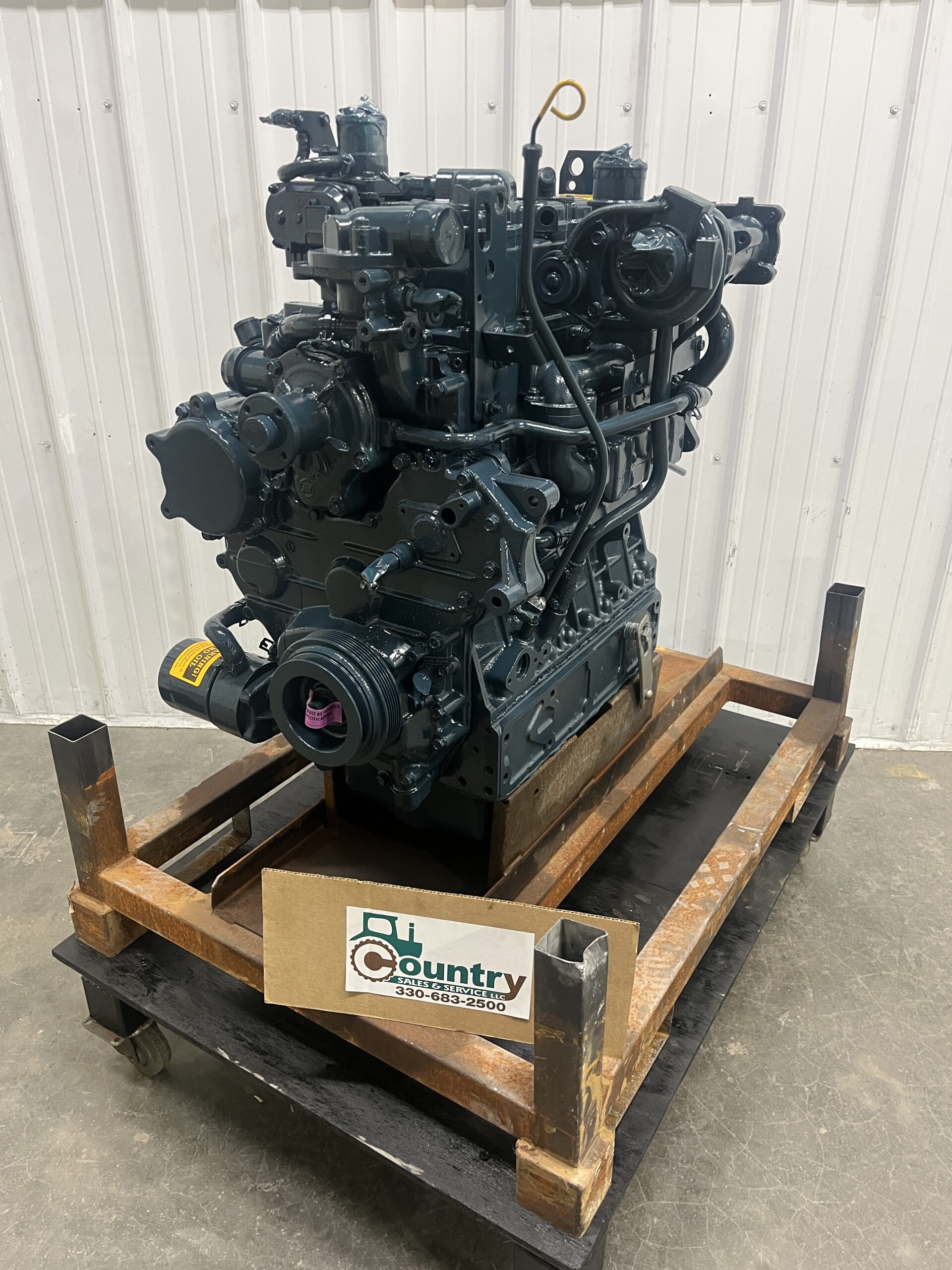 Kubota V3800TCR-LB.SVL97-2 Longblock (No fuel system) Reman Engine to Fit SVL97-2 Compact Track Skid Loader