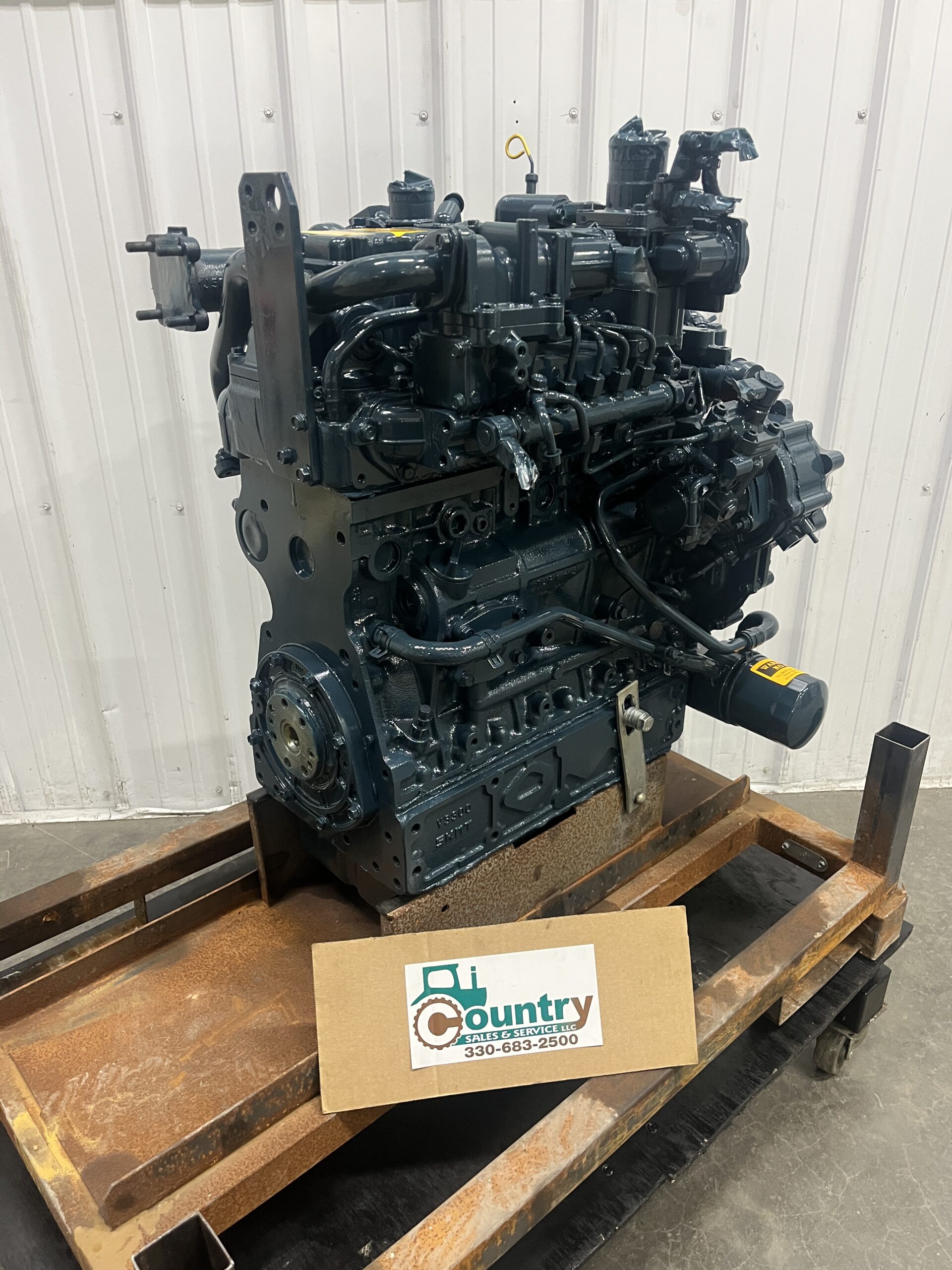 Kubota V3800TCR-LB.SVL97-2 Longblock (No fuel system) Reman Engine to Fit SVL97-2 Compact Track Skid Loader