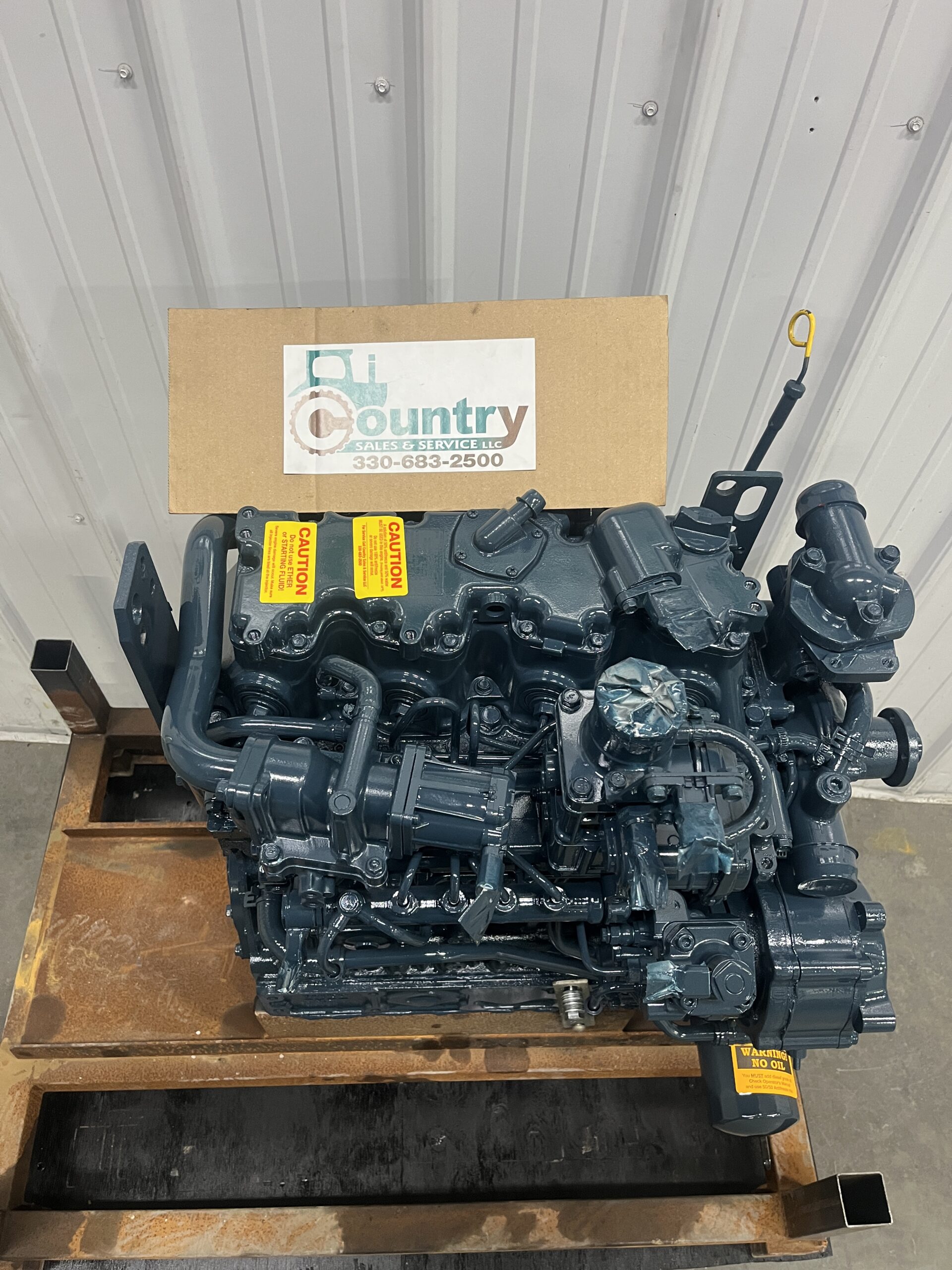 Kubota V3800TCR-LB.SVL97-2 Longblock (No fuel system) Reman Engine to Fit SVL97-2 Compact Track Skid Loader